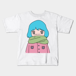 anime artwork anime girl Kids T-Shirt